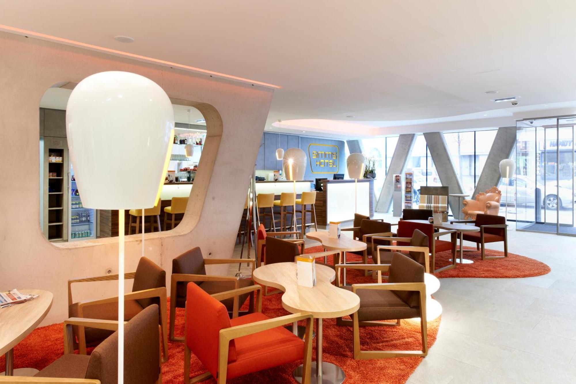 Simm'S Hotel - Cityhotel Next To Metro U3 Wien Restaurang bild